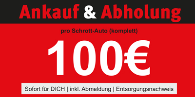100€ für Autoverwertung